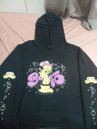 Moletom preto Saiko Bolhas