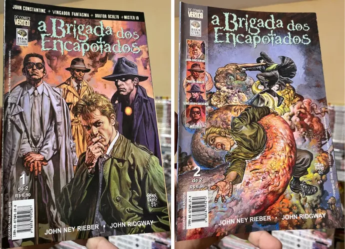 A brigada dos encapotados minissérie Brainstore Editora abril 2001