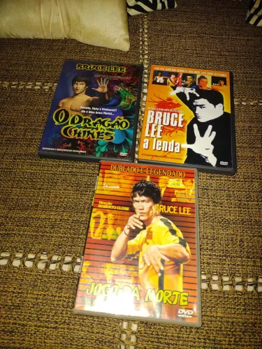 Bruce Lee Filmes em DVDs, vários, ótimo estado.