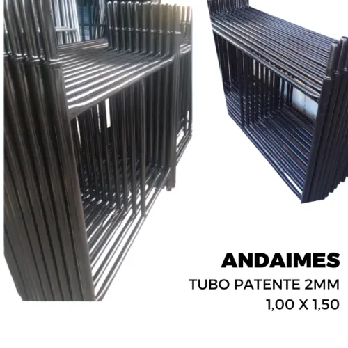 ANDAIME NOVO DE 1,00 X 1,50 (TUBO PATENTE: 2MM)
