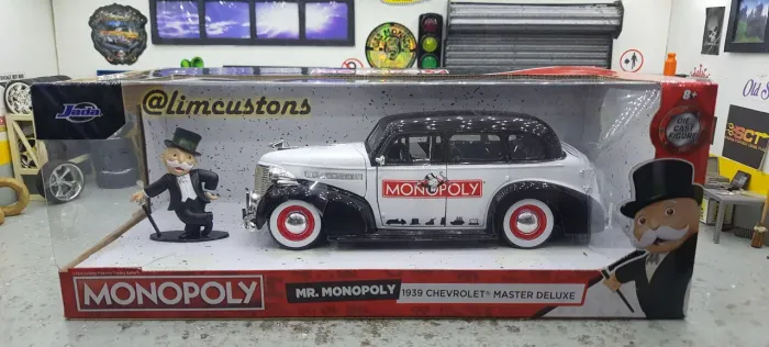 Jada toys 1:24 - Chevrolet Master Deluxe 1939 MR Monopoly