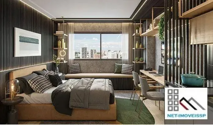 STUDIO 1 DORMITÓRIO (31,65m²), 1 BANHEIRO, TERRAÇO. PRÓXIMO DA ESTAÇÃO DO METRÔ BORBA GATO