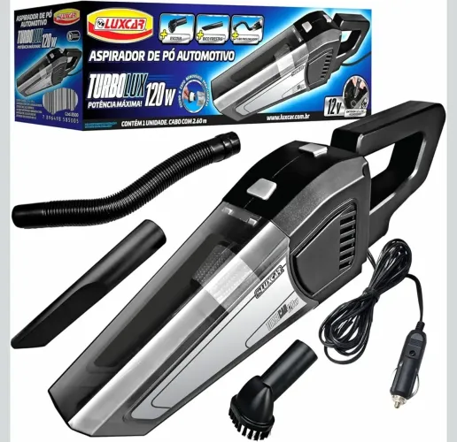 Aspirador de Pó Automotivo - TurboLux 12v / 120w - nunca usado
