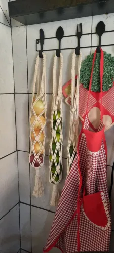 Suportes de Macramê para Cozinha