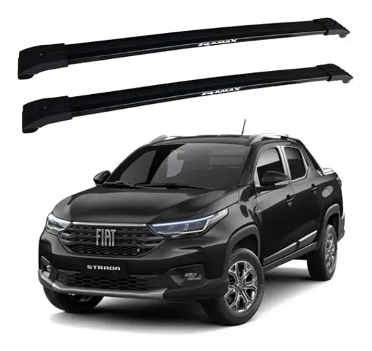 Rack Travessa Larga Preto Eqmax Strada Cab Dupla 2020/2025