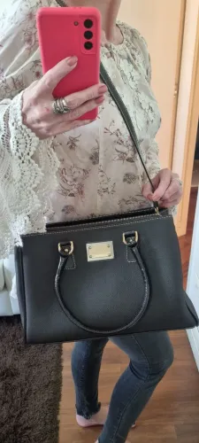 bolsa nunca usada de couro 2 alças corello