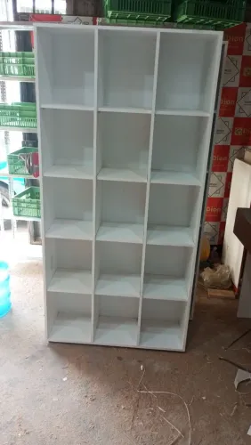 Colmeia Estante Organizadora Branca - 15 Nichos