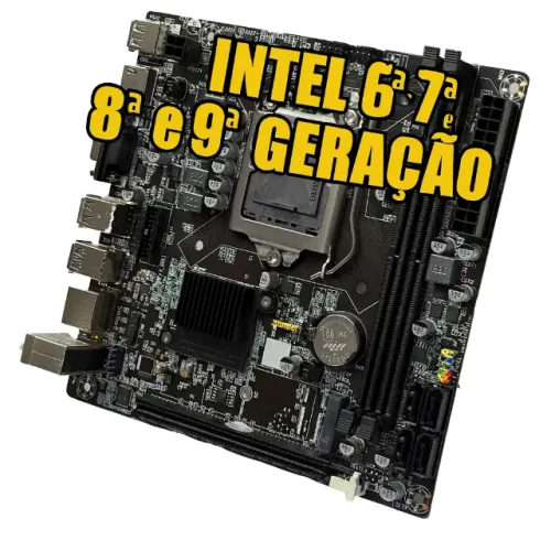 Placa-Mae Bmbh110-D3Hgu-Itx Bulk Ddr4 1151P Gigabit Bluecase - 32Gb / Win11 / Hdmi / Usb
