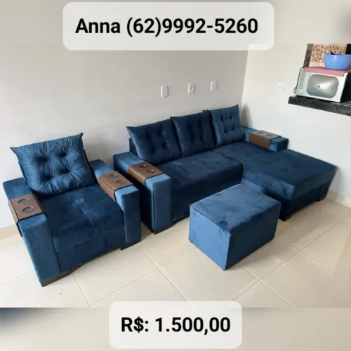 Sofá Puff grátis ((///-///)*