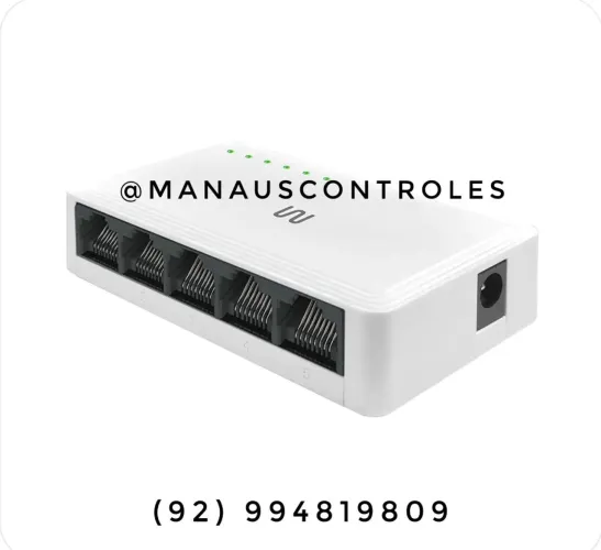 Switch de Rede 5 Portas Multilaser 10/100/1000