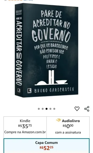 Livro Pare de Acreditar no Governo