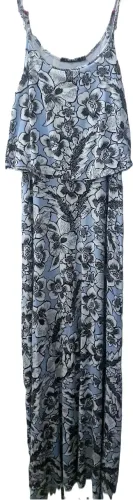 Magnífico Vestido longo exclusivo da grife Zinzane, tamanho M, Alça ajustável.