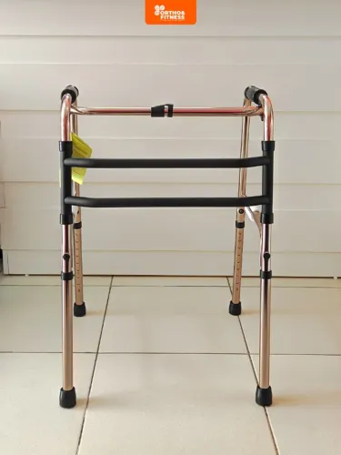Andador Articulado 3 Barras Dobrável em Alumínio Bronze - Mercur
