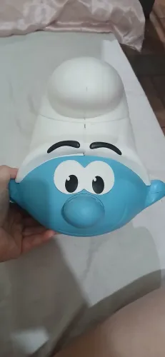 Balde pipoca Smurfs Cinemark novo
