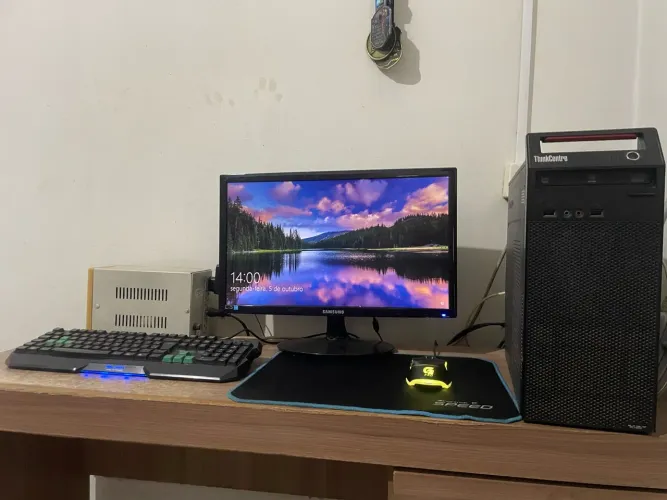 PC Completo i5 4ª geração + GT 710 + Monitor Samsung 21,5? + Mouse e teclado + Mousepad