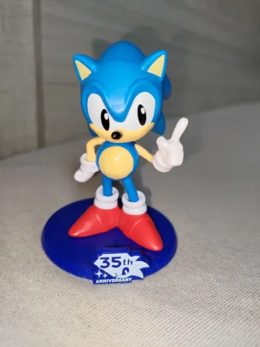 Action figure Sonic 35th Anniversary, oficial SEGA.