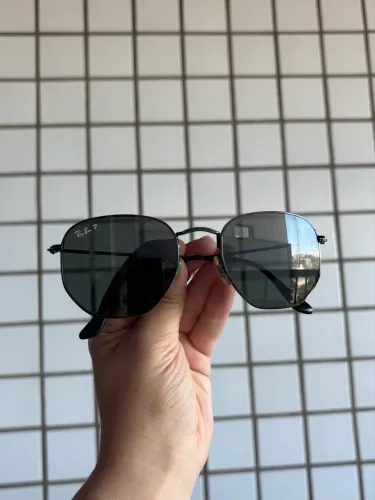 Óculos Ray ban- Hexagonal c/ lente polarizada
