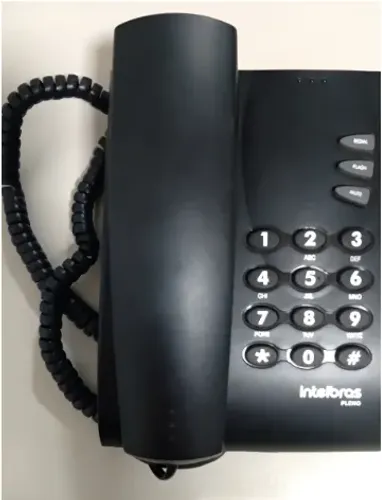 PROMO!!! Telefone Fixo Intelbras Pleno Preto (Usado e em bom estado)