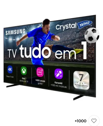 Samsung Smart TV 50" Crystal UHD 4K