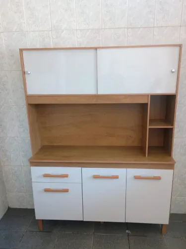 Armário de Cozinha 5 portas 1 gaveta Entrega rápida Montagem Gratuita