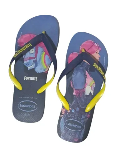 Chinelos Havaianas Fortnite Unissex Original tamanho 39/40 (Usado /Excelente)