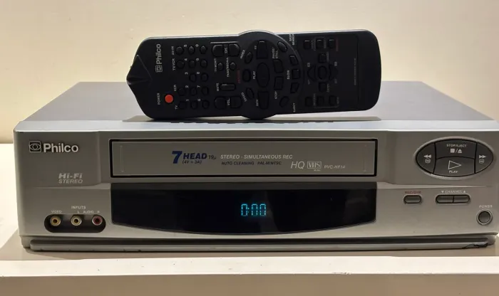 Videocassete Philco 7 Cabeças HI-Fi