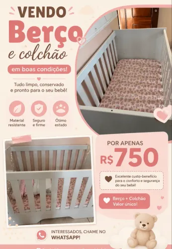 Berço em boas condições