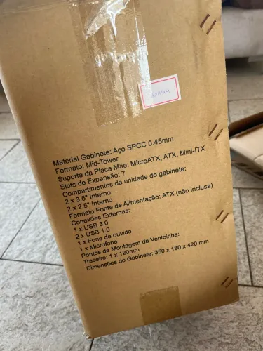 PC Gamer Entrada Ryzen 5 3350G 16GB RAM SSD 256GB