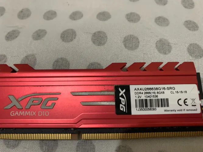 Memória ram DDR 4 2666 8gb