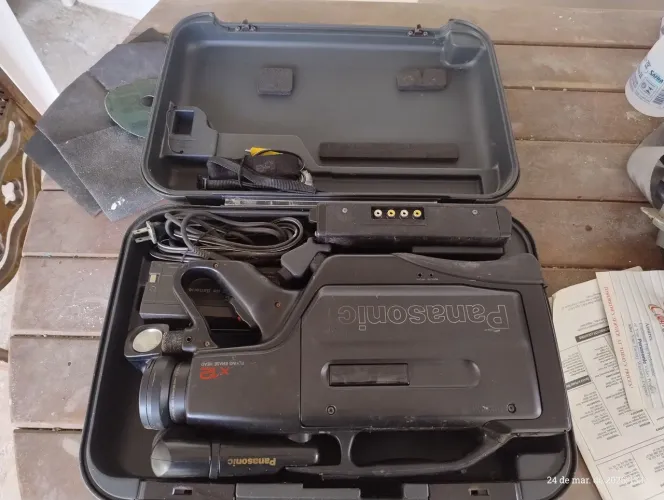 Filmadora VHS Panasonic Omni Movie - Antiguidade 