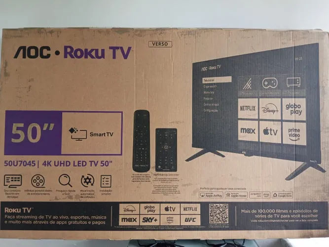 Smart Tv AOC Roku 50 Polegadas 4K