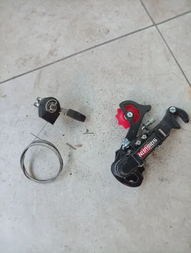 Kit passador traseiro com manete.
