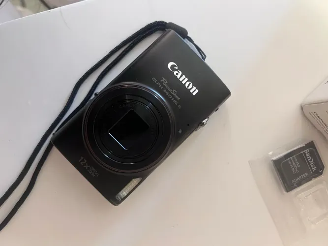 Câmera powershot cânon elph 360 hs