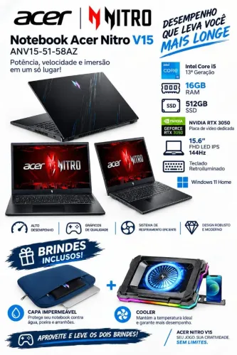 Notebook Gamer Acer Nitro