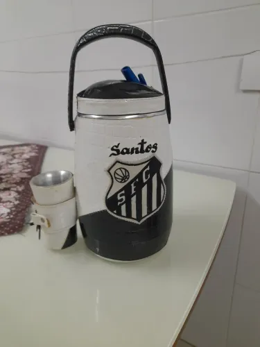 Garrafa térmica pra Terere do Santos F.C.