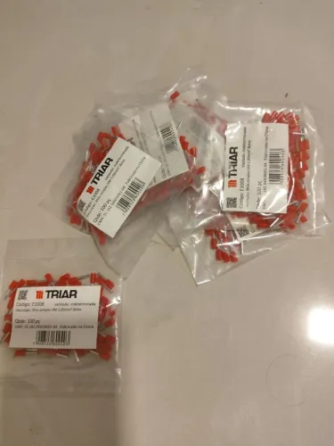 Terminal 1mm tubular (ilhós) 700 peças