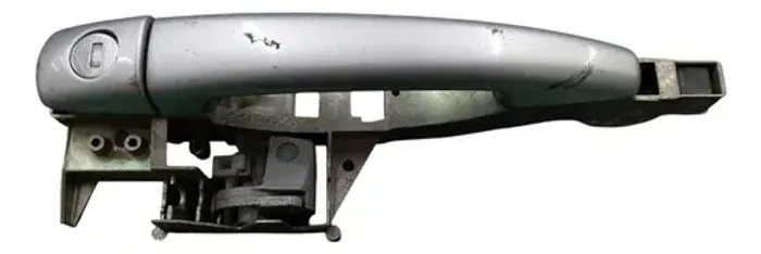 Macaneta Ext Dianteira Esquerda Citroen C3 2014 A 2017 Prata Dianteira