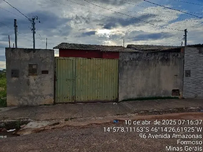 Imóvel com potencial Casa no Aeroporto, Formoso - MG, Nº 105, 2 quartos, 192m² | Venda Di