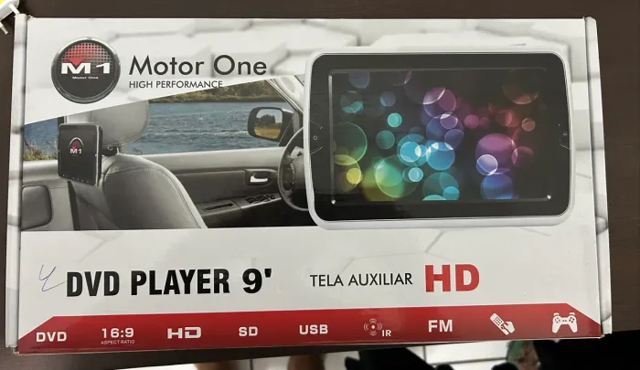 DVD Player 9 Automotivo