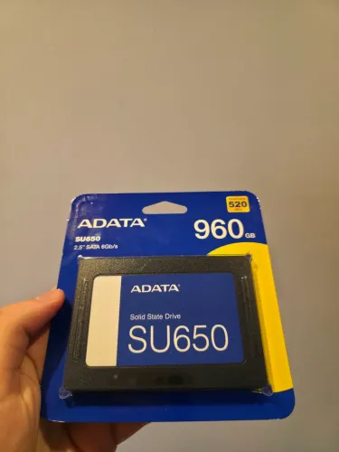 SSD Adata SU650 SATA 960GB Leitura: 520, Gravação: 450 Lacrado