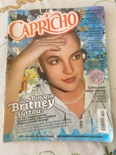 REVISTA CAPRICHO 2007 ? BRITNEY SPEARS CARECA | EDIÇÃO HISTÓRICA
