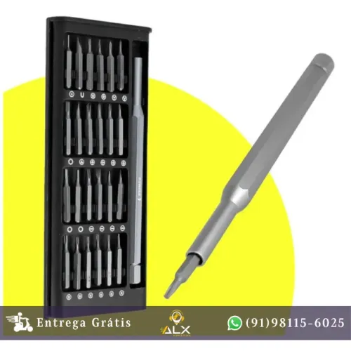Kit Chave de Fenda Magnético 24 Ponteiras - Bom 3107 *ENTREGA GRÁTIS*
