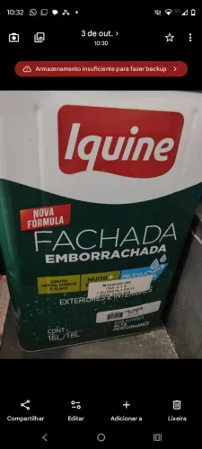 Tinta de fachada emborrachada 