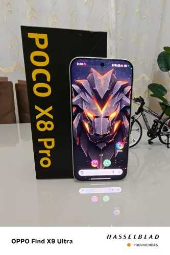 POCO X8 Pro 512GB 12GB RAM 5G Tela AMOLED 120Hz Câmera 50MP Bateria 6000mAh NFC,ACT OLX.