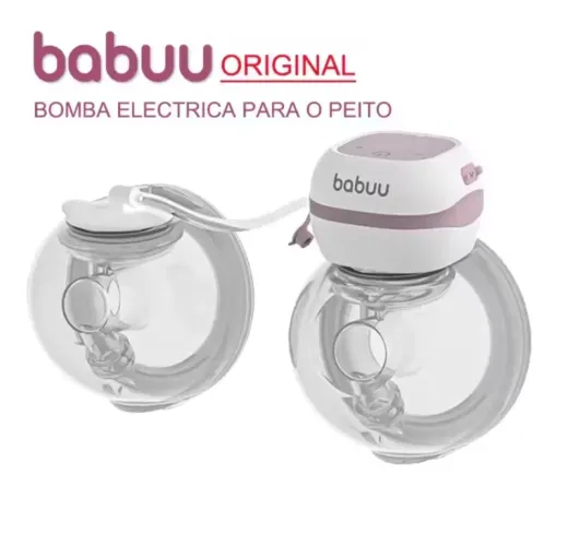 BABUU BOMBA TIRA LEITE/AMAMENTAÇÃO AUTOMÁTICA CARREGADOR USB ORIGINAL 