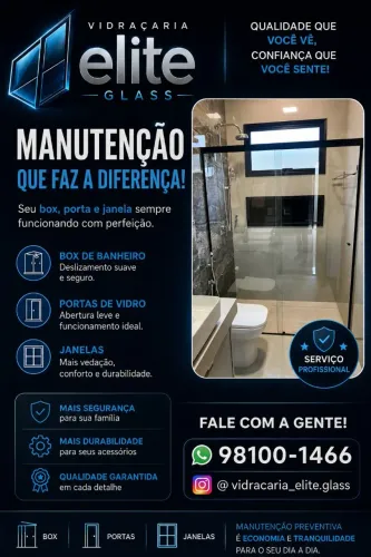 manutenção Box blindex, porta e janela ( vidraçaria)
