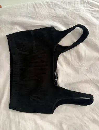 Cropped Básico Preto  (P/M)