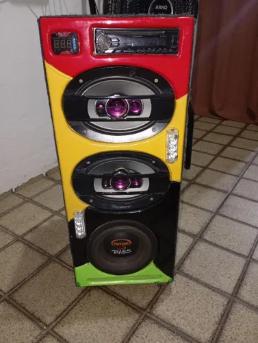 Caixa de som Bob, toda Pioneer original funcionando perfeitamente