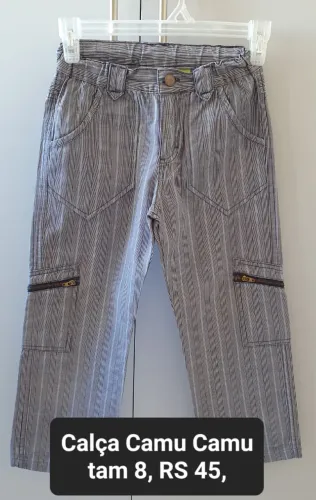 Calça Camu Camu, tam 8