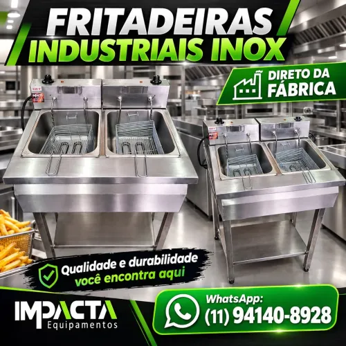 Fritadeiras industriais inox sob medida